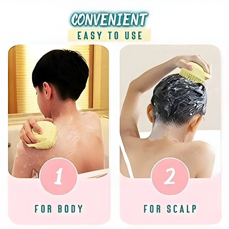 Set of 2 Soft Silicone Massage Bath Brushes with Soap Dispenser and Easy-Clean Design  Previous product  Next product